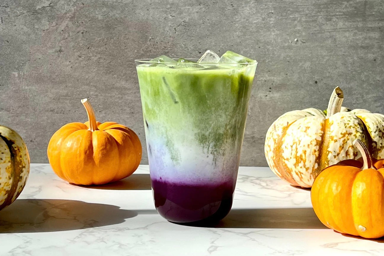 レシピ】本格抹茶と紫芋のハロウィン☆ラテ – Cuzen Matcha (JP)